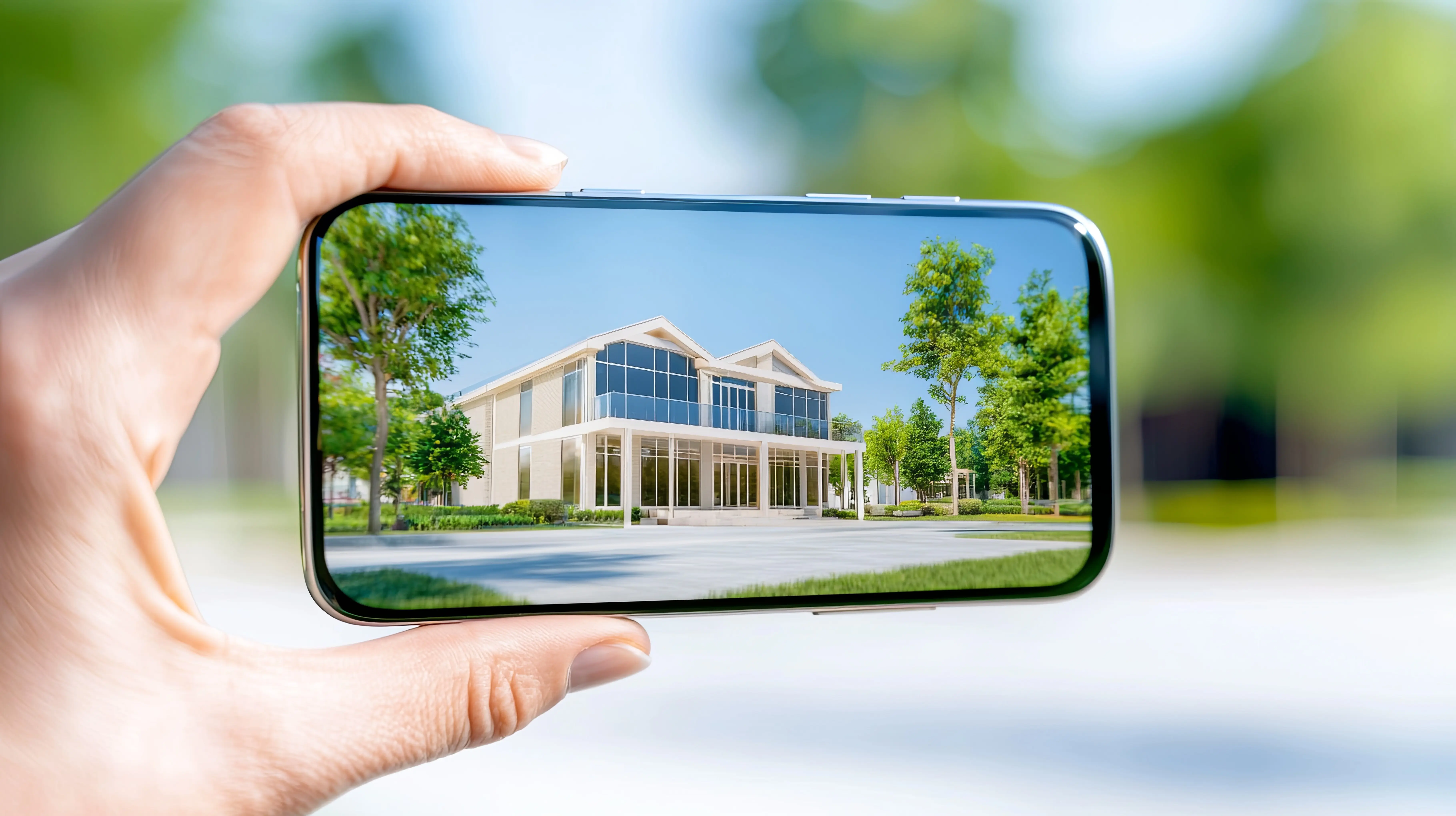 Augmented reality application for visualizing real estate